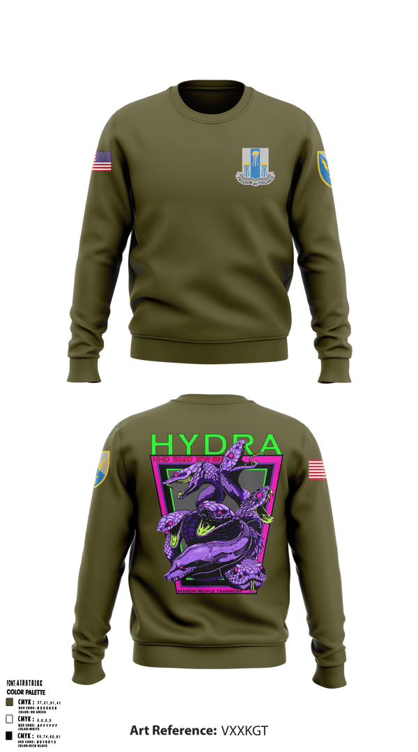 Crew Neck Sweatshirt, , Army, Teamtime, Team time, sublimation, custom sports apparel, team uniforms, spirit wear, spiritwear, sports uniforms, custom shirts, team store, custom team store, fundraiser sports, apparel fundraiser