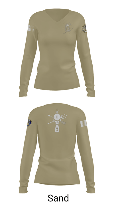 Spec Ops 73270232 Women's Long Sleeve V-neck Shirt - 42