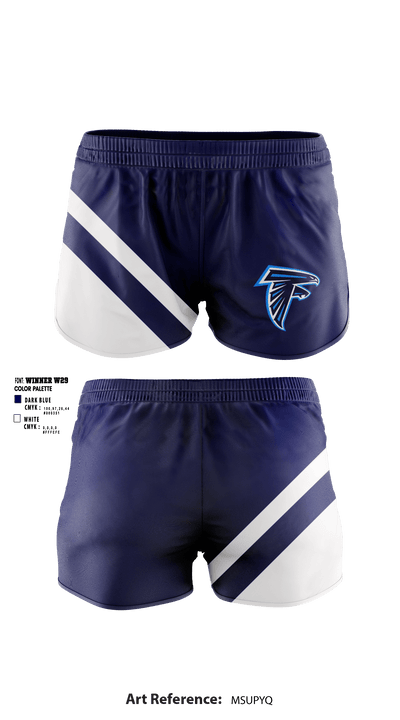 Bertie High School Cheer 80962560 Women's Shorts - 1