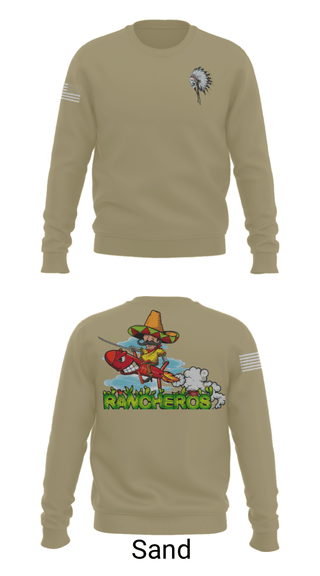 Crew Neck Sweatshirt, , Army, Teamtime, Team time, sublimation, custom sports apparel, team uniforms, spirit wear, spiritwear, sports uniforms, custom shirts, team store, custom team store, fundraiser sports, apparel fundraiser