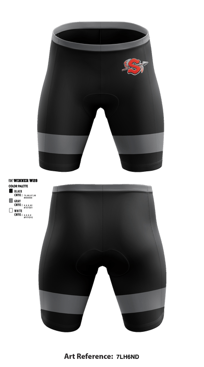 Sandwich High School 88980471 Men's Compression Shorts - 1