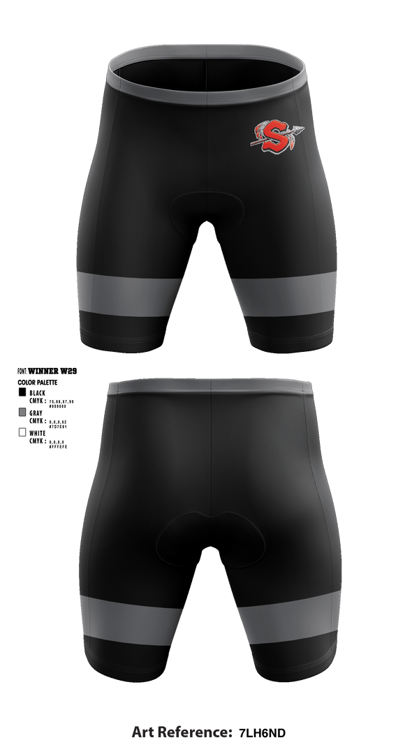 Men's Compression Shorts, Sandwich High School, Spirit Store, Teamtime, Team time, sublimation, custom sports apparel, team uniforms, spirit wear, spiritwear, sports uniforms, custom shirts, team store, custom team store, fundraiser sports, apparel fundraiser