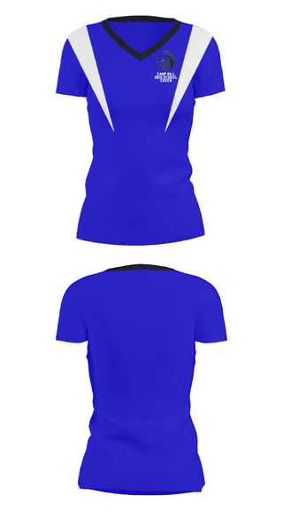Women's Short Sleeve Vneck Shirt, Camp Hill High School Cheer, Cheer, Teamtime, Team time, sublimation, custom sports apparel, team uniforms, spirit wear, spiritwear, sports uniforms, custom shirts, team store, custom team store, fundraiser sports, apparel fundraiser