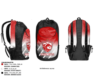 Gear Bag, Dragones FC, Men's Soccer, Teamtime, Team time, sublimation, custom sports apparel, team uniforms, spirit wear, spiritwear, sports uniforms, custom shirts, team store, custom team store, fundraiser sports, apparel fundraiser