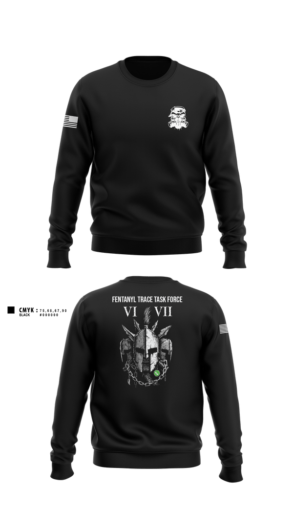 Crew Neck Sweatshirt, FTTF, Police, Teamtime, Team time, sublimation, custom sports apparel, team uniforms, spirit wear, spiritwear, sports uniforms, custom shirts, team store, custom team store, fundraiser sports, apparel fundraiser