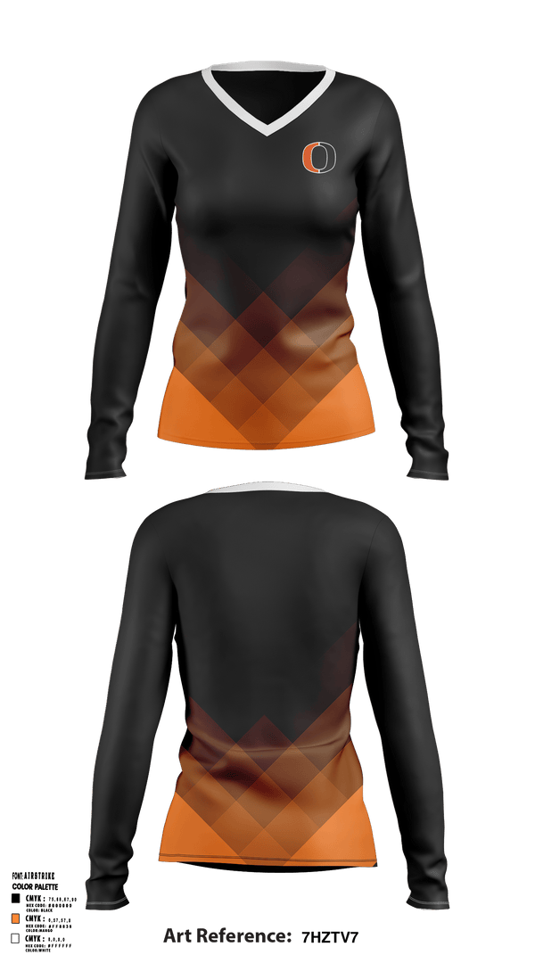 Women's Long Sleeve Vneck Shirt, Beatrice Hoops, Spirit Store, Teamtime, Team time, sublimation, custom sports apparel, team uniforms, spirit wear, spiritwear, sports uniforms, custom shirts, team store, custom team store, fundraiser sports, apparel fundraiser