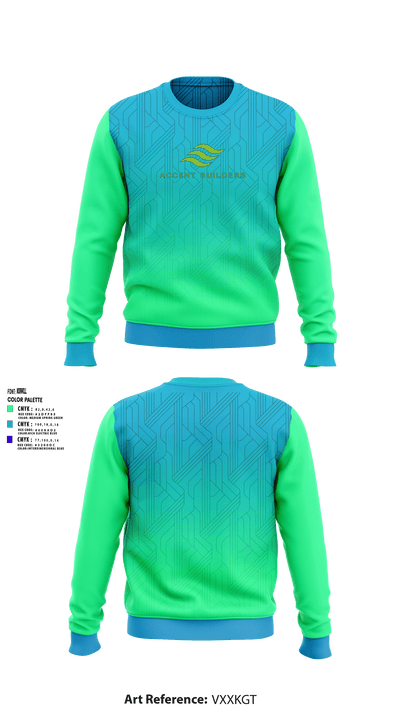 Accent Builders 42438874 Crew Neck Sweatshirt - 1