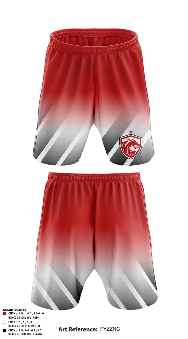 Athletic Shorts With Pockets, Dragones FC, Men's Soccer, Teamtime, Team time, sublimation, custom sports apparel, team uniforms, spirit wear, spiritwear, sports uniforms, custom shirts, team store, custom team store, fundraiser sports, apparel fundraiser