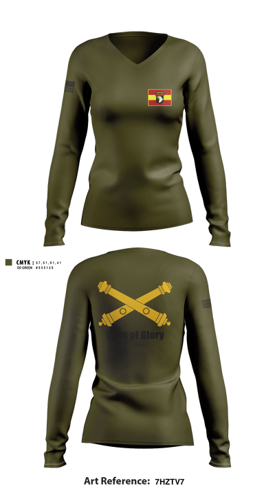 HHB DIVARTY 80344393 Women's Long Sleeve V-neck Shirt - 1