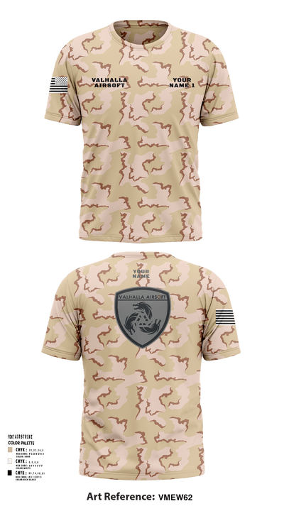 Valhalla Airsoft 98104221 Short Sleeve Performance Shirt - 6