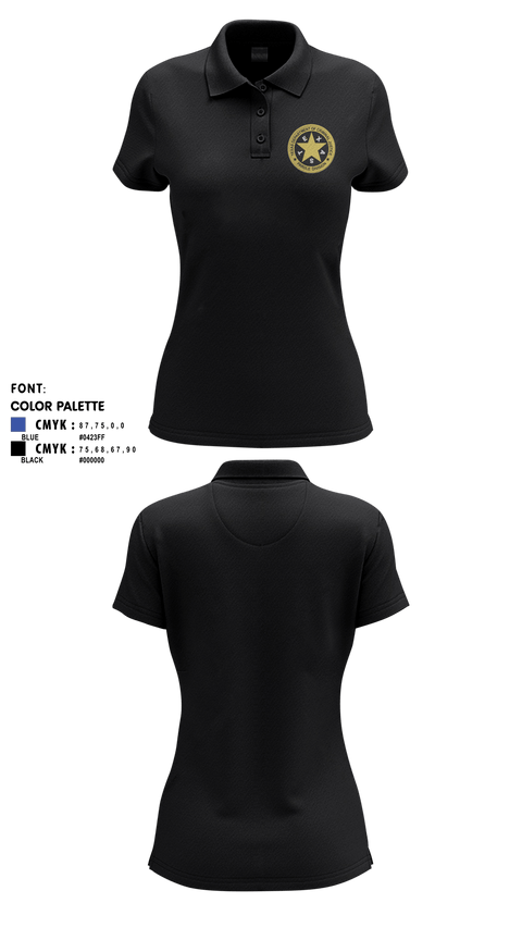 Women's Short Sleeve Performance Polo, Texas Parole, , Teamtime, Team time, sublimation, custom sports apparel, team uniforms, spirit wear, spiritwear, sports uniforms, custom shirts, team store, custom team store, fundraiser sports, apparel fundraiser