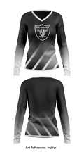 Rotterdam pop Warner 73427546 Women's Long Sleeve V-neck Shirt - 1