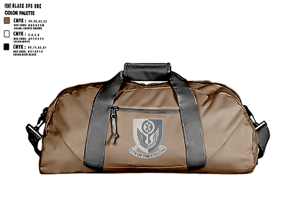 Duffle Bag, 1438th CTC, National Guard, Teamtime, Team time, sublimation, custom sports apparel, team uniforms, spirit wear, spiritwear, sports uniforms, custom shirts, team store, custom team store, fundraiser sports, apparel fundraiser
