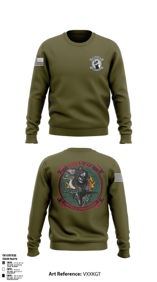 Crew Neck Sweatshirt, MWSS-272, Marines, Teamtime, Team time, sublimation, custom sports apparel, team uniforms, spirit wear, spiritwear, sports uniforms, custom shirts, team store, custom team store, fundraiser sports, apparel fundraiser