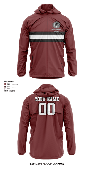 Windbreaker, Douglas High School Softball, Softball, Teamtime, Team time, sublimation, custom sports apparel, team uniforms, spirit wear, spiritwear, sports uniforms, custom shirts, team store, custom team store, fundraiser sports, apparel fundraiser