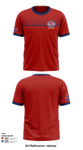 Deerfield Spartans 70585426 Short Sleeve Performance Shirt - 1