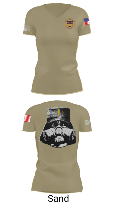 MSARNG OCS Class 66 93679555 Women's Short Sleeve V-neck Shirt - 24