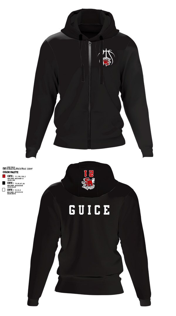 Zip Hoodie, Westerville South Girls Basketball, Women's Basketball, Teamtime, Team time, sublimation, custom sports apparel, team uniforms, spirit wear, spiritwear, sports uniforms, custom shirts, team store, custom team store, fundraiser sports, apparel fundraiser