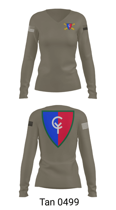 38th DIVARTY 85106851 Women's Long Sleeve V-neck Shirt - 41