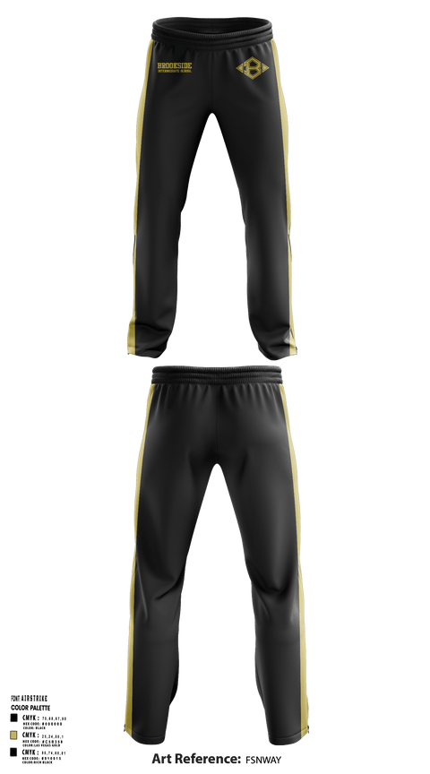 Sweatpants, Brookside Intermediate School Track, Track & Field, Teamtime, Team time, sublimation, custom sports apparel, team uniforms, spirit wear, spiritwear, sports uniforms, custom shirts, team store, custom team store, fundraiser sports, apparel fundraiser