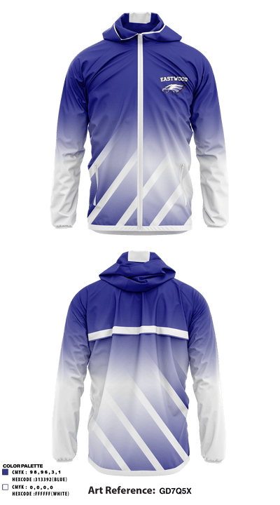 Eastwood High School Soccer 39662382 Windbreaker - 1