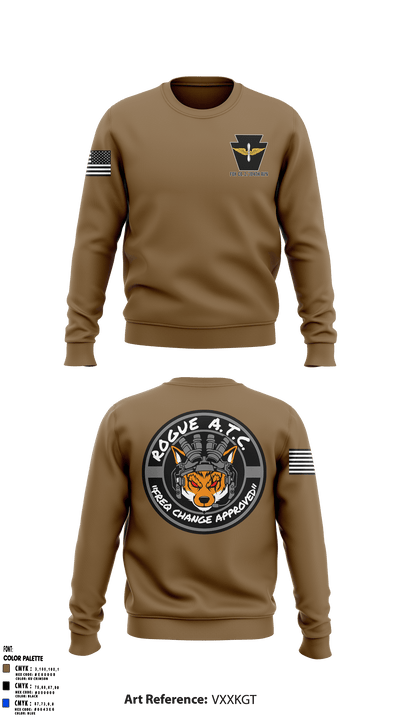 Fox company 2/104th avn 96762502 Crew Neck Sweatshirt - 5