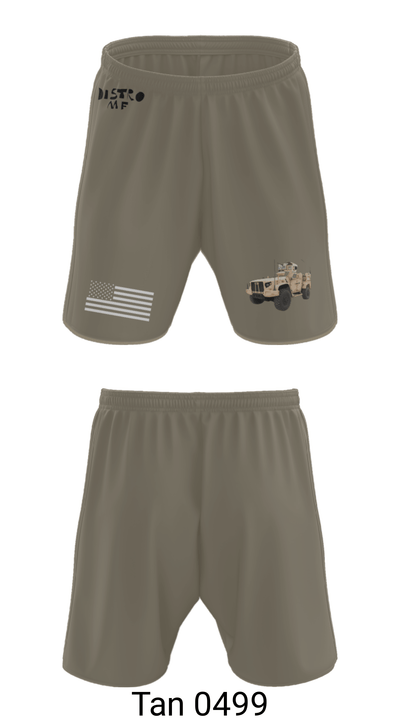 19th SFG GSB A CO. 23995628 Athletic Shorts With Pockets - 29