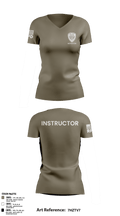 Richmond Police Instructors 34175667 Women's Short Sleeve V-neck Shirt - 7