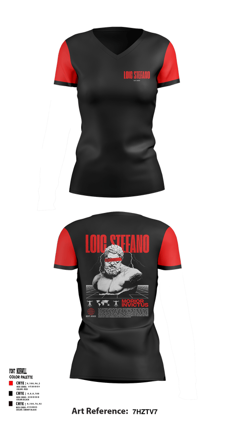 Women's Short Sleeve Vneck Shirt, Loic StefanoLoic Stefano, , Teamtime, Team time, sublimation, custom sports apparel, team uniforms, spirit wear, spiritwear, sports uniforms, custom shirts, team store, custom team store, fundraiser sports, apparel fundraiser