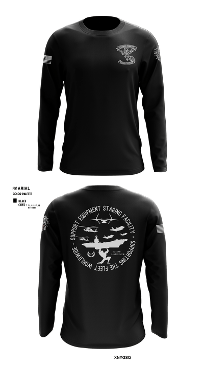 STAGING FACILITY 22010365 Long Sleeve Performance Shirt - 1