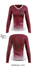 The Berkeley Carroll School 22821819 Women's Long Sleeve V-neck Shirt - 1
