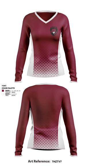 Women's Long Sleeve Vneck Shirt, The Berkeley Carroll School, Spirit Store, Teamtime, Team time, sublimation, custom sports apparel, team uniforms, spirit wear, spiritwear, sports uniforms, custom shirts, team store, custom team store, fundraiser sports, apparel fundraiser