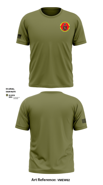 3rd Radio Battalion 92634637 Short Sleeve Performance Shirt - 2