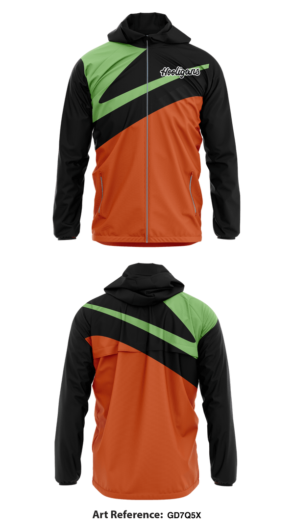 Windbreaker, Hooligans, Football, Teamtime, Team time, sublimation, custom sports apparel, team uniforms, spirit wear, spiritwear, sports uniforms, custom shirts, team store, custom team store, fundraiser sports, apparel fundraiser