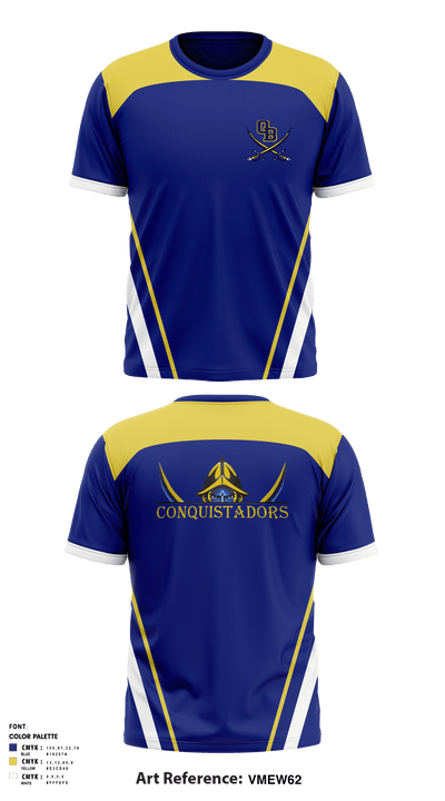 Conquistadors 47212461 Short Sleeve Performance Shirt - 1