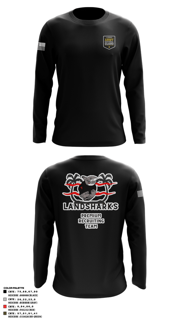 Long Sleeve Performance Shirt, , National Guard, Teamtime, Team time, sublimation, custom sports apparel, team uniforms, spirit wear, spiritwear, sports uniforms, custom shirts, team store, custom team store, fundraiser sports, apparel fundraiser