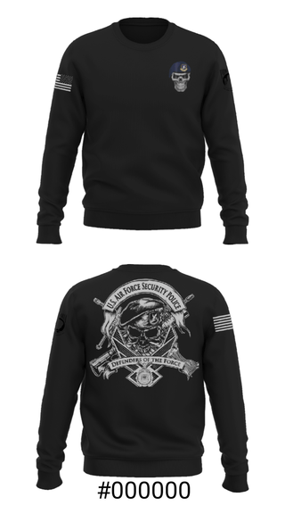Crew Neck Sweatshirt, , Air Force, Teamtime, Team time, sublimation, custom sports apparel, team uniforms, spirit wear, spiritwear, sports uniforms, custom shirts, team store, custom team store, fundraiser sports, apparel fundraiser