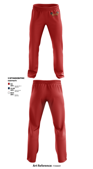 Sweatpants, Copperas Chiefs, Football, Teamtime, Team time, sublimation, custom sports apparel, team uniforms, spirit wear, spiritwear, sports uniforms, custom shirts, team store, custom team store, fundraiser sports, apparel fundraiser
