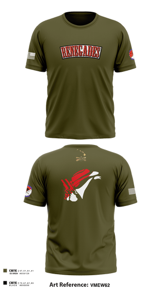 Short Sleeve Performance Shirt, 2-6 Cav Alpha troop Renegades, Army, Teamtime, Team time, sublimation, custom sports apparel, team uniforms, spirit wear, spiritwear, sports uniforms, custom shirts, team store, custom team store, fundraiser sports, apparel fundraiser
