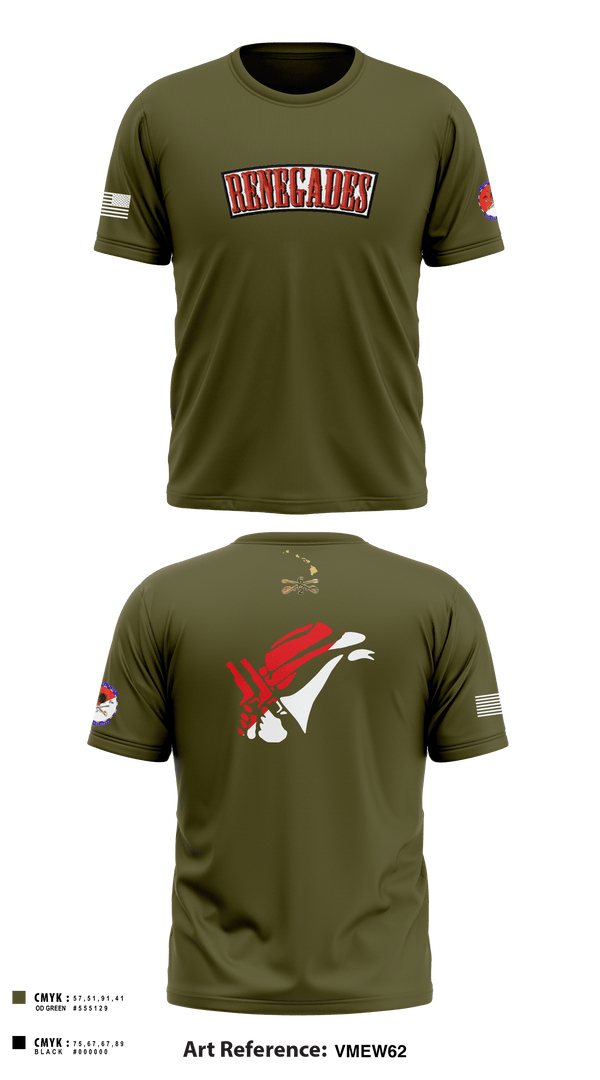 Short Sleeve Performance Shirt, 2-6 Cav Alpha troop Renegades, Army, Teamtime, Team time, sublimation, custom sports apparel, team uniforms, spirit wear, spiritwear, sports uniforms, custom shirts, team store, custom team store, fundraiser sports, apparel fundraiser