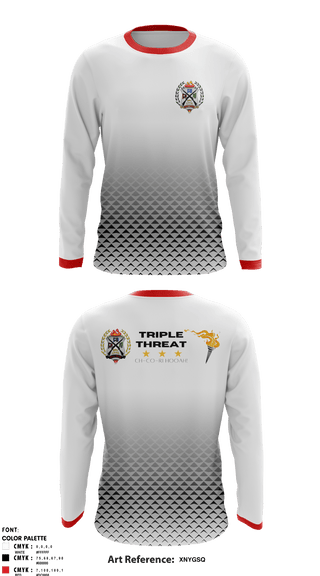 Long Sleeve Performance Shirt, Triple Threat, Spirit Store, Teamtime, Team time, sublimation, custom sports apparel, team uniforms, spirit wear, spiritwear, sports uniforms, custom shirts, team store, custom team store, fundraiser sports, apparel fundraiser