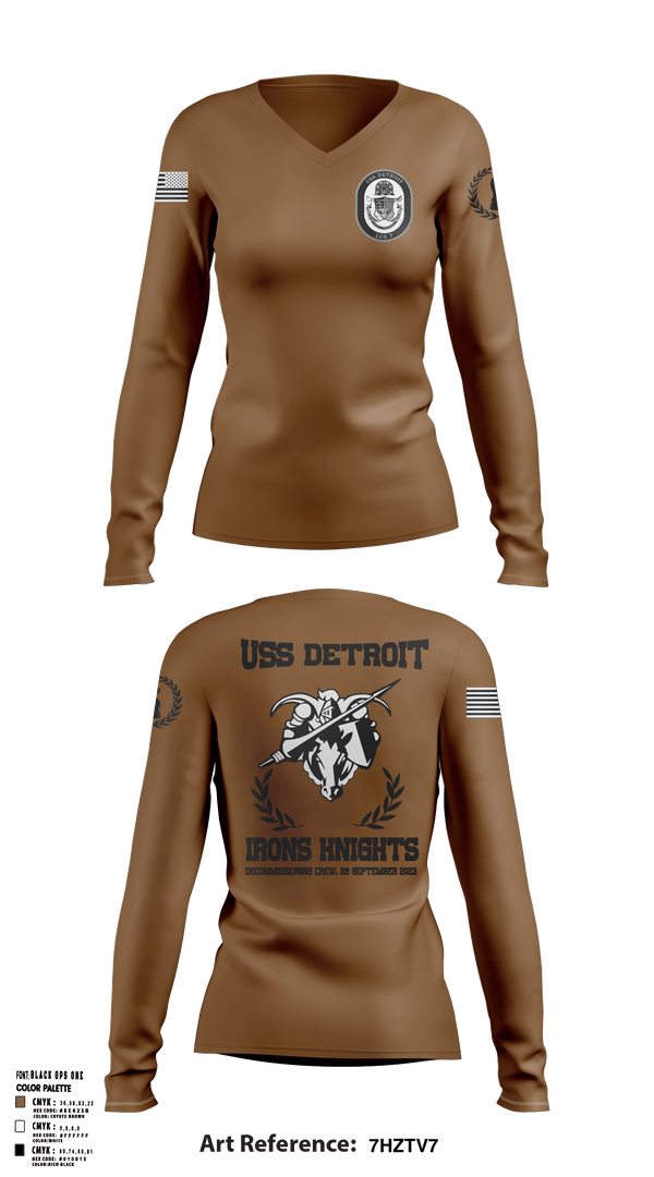 Women's Long Sleeve Vneck Shirt, , Navy, Teamtime, Team time, sublimation, custom sports apparel, team uniforms, spirit wear, spiritwear, sports uniforms, custom shirts, team store, custom team store, fundraiser sports, apparel fundraiser
