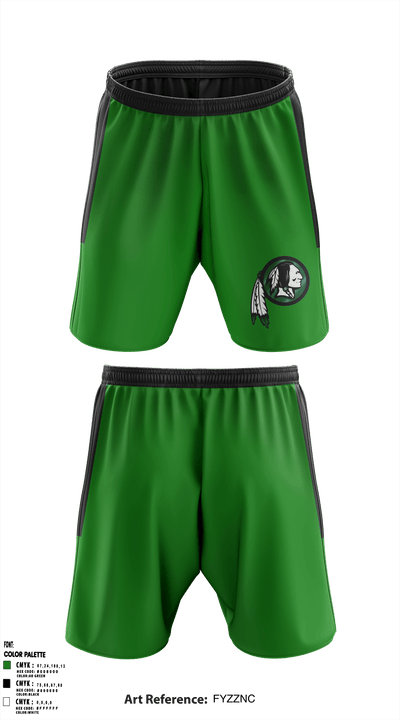 Tehachapi High School 72342244 Athletic Shorts With Pockets - 1