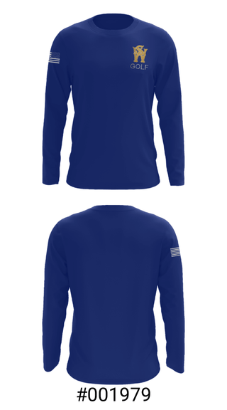 Long Sleeve Performance Shirt, West Seattle High School Golf Team, Golf, Teamtime, Team time, sublimation, custom sports apparel, team uniforms, spirit wear, spiritwear, sports uniforms, custom shirts, team store, custom team store, fundraiser sports, apparel fundraiser