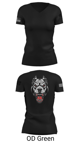 Women's Short Sleeve Vneck Shirt, , Army, Teamtime, Team time, sublimation, custom sports apparel, team uniforms, spirit wear, spiritwear, sports uniforms, custom shirts, team store, custom team store, fundraiser sports, apparel fundraiser