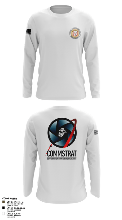 MCRDPI COMMSTRAT 84265949 Long Sleeve Performance Shirt - 2