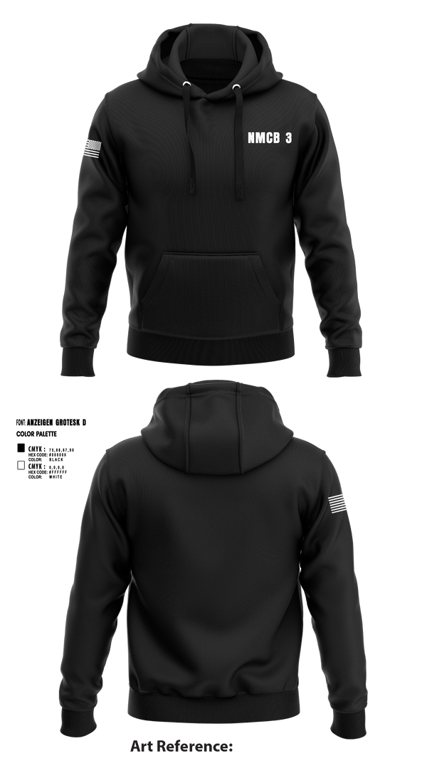 Hoodie, NMCB 3, Navy, Teamtime, Team time, sublimation, custom sports apparel, team uniforms, spirit wear, spiritwear, sports uniforms, custom shirts, team store, custom team store, fundraiser sports, apparel fundraiser