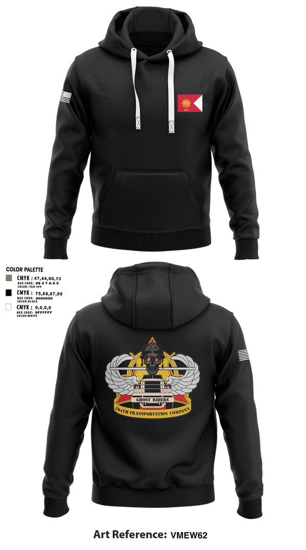 Hoodie, 594th transportation, Army, Teamtime, Team time, sublimation, custom sports apparel, team uniforms, spirit wear, spiritwear, sports uniforms, custom shirts, team store, custom team store, fundraiser sports, apparel fundraiser