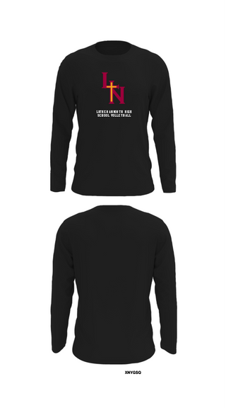 Long Sleeve Performance Shirt, Lutheran North High School Volleyball, Women's Volleyball, Teamtime, Team time, sublimation, custom sports apparel, team uniforms, spirit wear, spiritwear, sports uniforms, custom shirts, team store, custom team store, fundraiser sports, apparel fundraiser