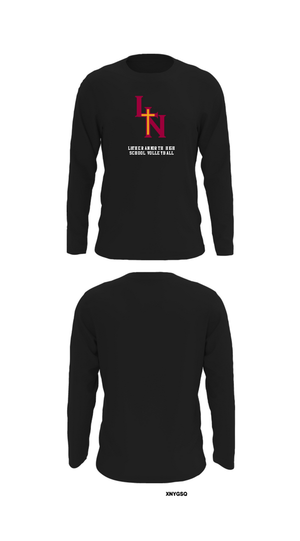 Long Sleeve Performance Shirt, Lutheran North High School Volleyball, Women's Volleyball, Teamtime, Team time, sublimation, custom sports apparel, team uniforms, spirit wear, spiritwear, sports uniforms, custom shirts, team store, custom team store, fundraiser sports, apparel fundraiser